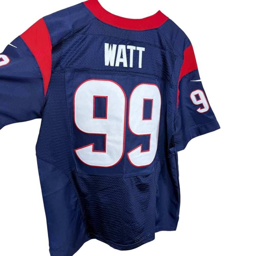 Houston Texans Jersey XL Blue JJ Watt #99 NFL Football Nike OnField Size 44 NWT - Picture 8 of 11